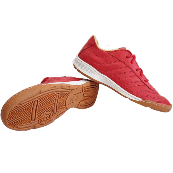 Botines de Futsal Sport Moves Rojos – Cuero Argentino Premium para Indoor