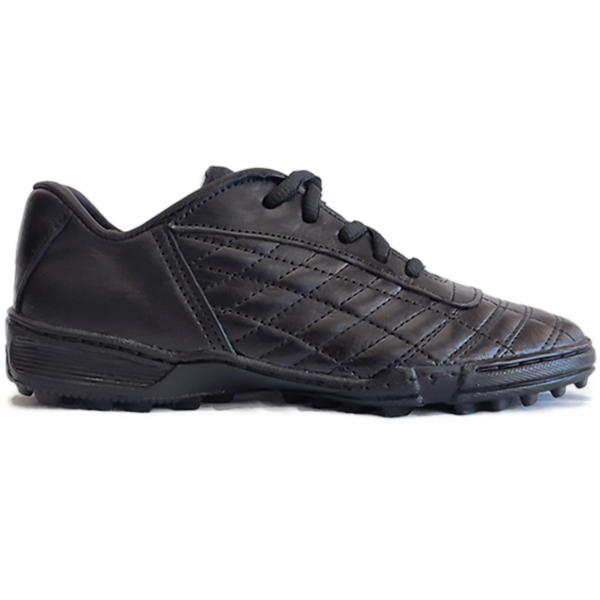 SM-BOTI566-F5-TF-N-LIS-2 Botines De Cuero Fútbol 5 N